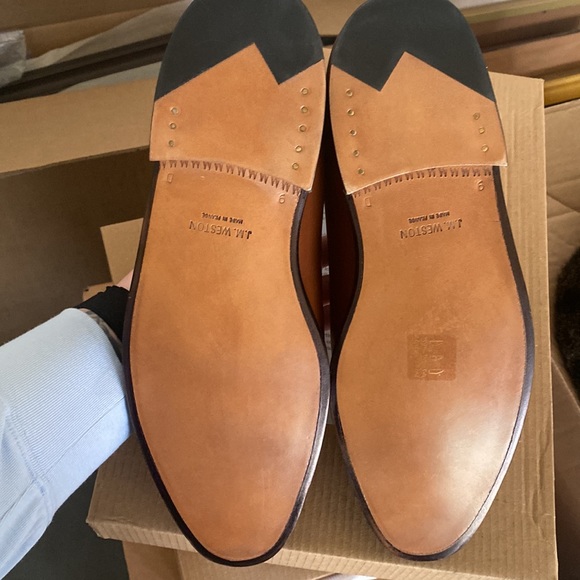 J.M. Weston’s Brown Chelsea Boots. New in box, never worn - Picture 2 of 3